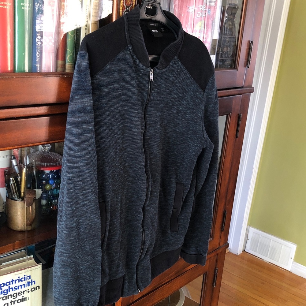 Men's Hugo Boss Zip-Up Bomber Sweater
